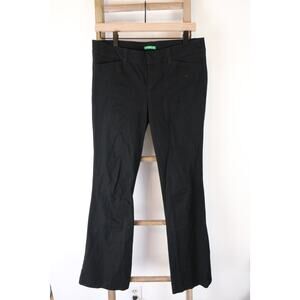 Lilly Pulitzer Palm Beach Fit Black Long Trouser Pant Black Womens 6